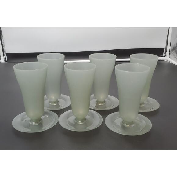 Vintage Tupperware Parfait Dish w/Base, Set of 6   NO LIDS - Picture 1 of 4